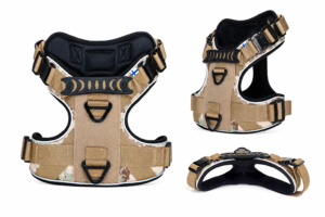 Harnais Harnais Tactique Anti-Traction pour Chien — Nylon Oxford